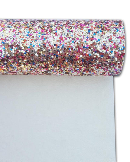 Glistening Gold, Ruby, and Onyx Faux Leather Crafting Roll - Unleash Your Imagination