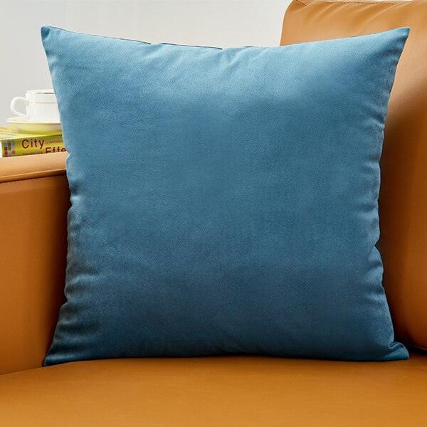 Plush Golden Velvet Pillow Cover Set - Perfect for Home, Vehicle, and Office Elegance