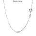 Elegant Customizable 925 Silver O Pendant Necklace for Women - Essential Minimalist Accessory