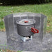 Aluminum Alloy Wind Shield for Optimal Outdoor Gas Cooking