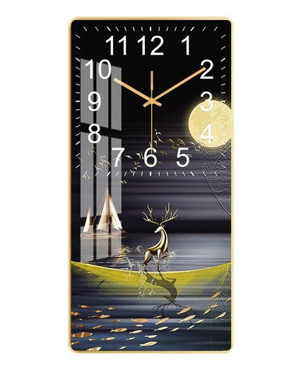 Sophisticated Silent Quartz Wall Clock - Elevate Your Space