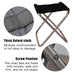 Compact Folding Chair with Storage Bag for Outdoor Activities