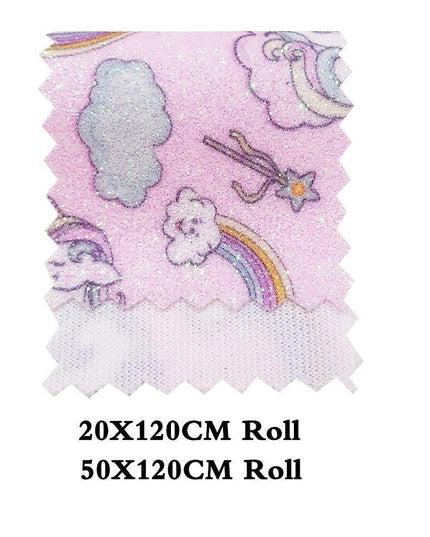 Enchanting Unicorn Sparkle Fabric Roll: Transform Your DIY Crafts and Home Decor