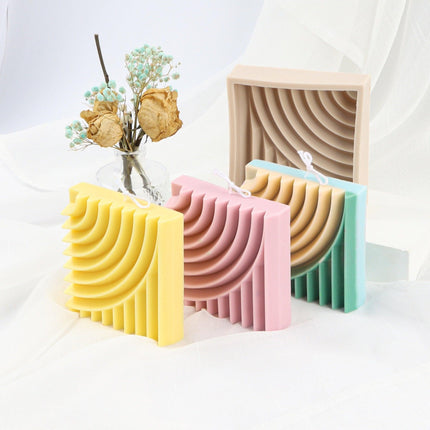 Versatile Circular Silicone Mold for DIY Candles and Treats