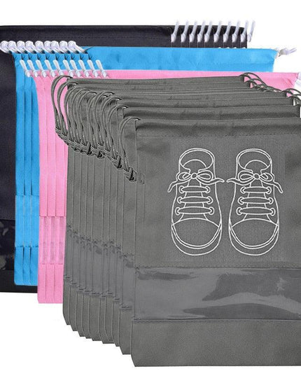Premium Waterproof Shoe Storage Bags - Available in 5 or 10 Count Sets