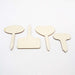 Eco-Friendly Wooden Plant Tags Set - 10 T-Type Labels with Marker Pen