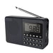 Red Senior-Friendly MP3 Music Player with FM Radio - Compact Design with USB and TF Card Support