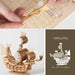 Wooden Transport 3D Puzzle Toy Set - Sailing Ship, Train, and Airplane Models for Imaginative Play