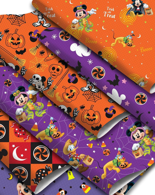 Mickey Mouse Halloween Faux Leather Craft Sheets - Create Spooktacular DIY Projects