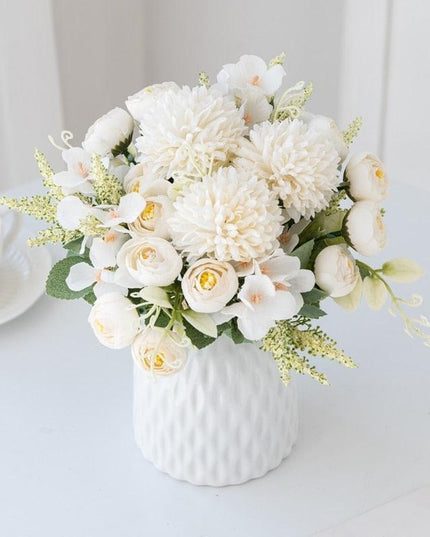 Luxurious Silk Hydrangea Arrangement: Refined Floral Elegance for Any Occasion