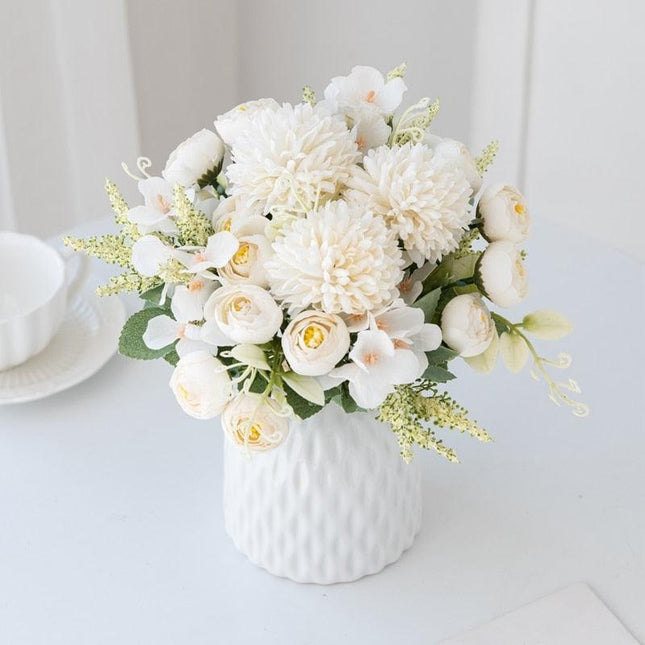 Luxurious Silk Hydrangea Arrangement: Refined Floral Elegance for Any Occasion