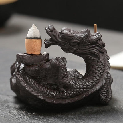 Enchanted Dragon Waterfall Incense Burner - A Serene Addition for Tranquil Spaces