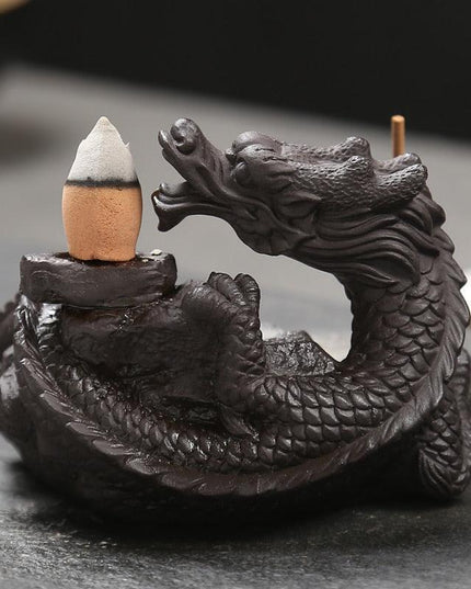 Enchanted Dragon Waterfall Incense Burner - A Serene Addition for Tranquil Spaces