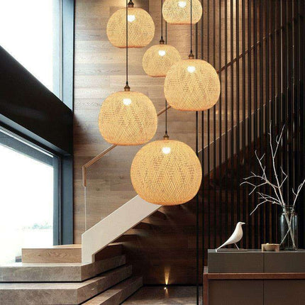 Artisan Bamboo Chandelier - Transform Your Space with Handcrafted Radiance