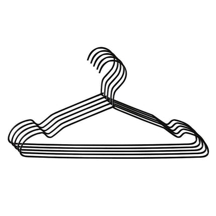 Elegant Metal Hanger Collection - 10 Piece Set for Optimal Closet Management