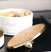Ginkgo Leaf Ceramic Serving Tray Set with Protective Lid