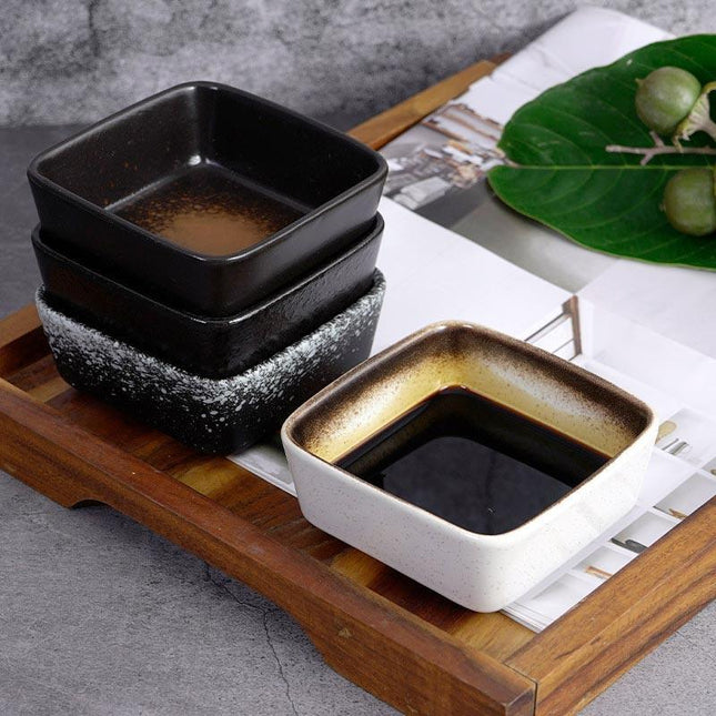 Elegant Japanese Ceramic Condiment Dish Set for Enhanced Dining Moments