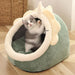 Cozy Hideaway Cat Nest for Warm and Happy Napping