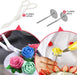 Ultimate Cake Decoration Set with Rotating Turntable and 219pcs of Stainless Steel Tools