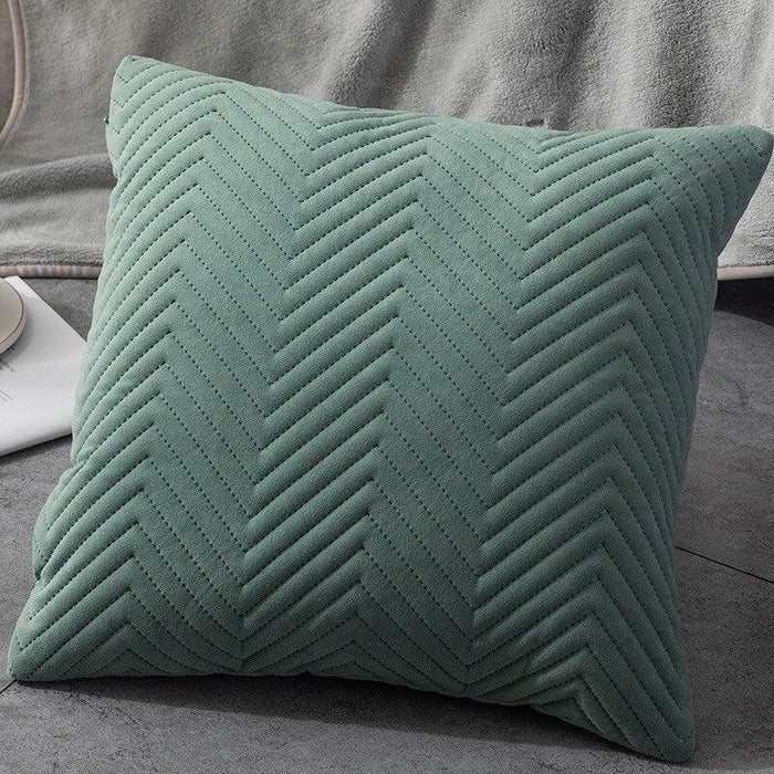 Modern Striped Velvet Pillowcase - Transform Your Room with Stylish Sophistication