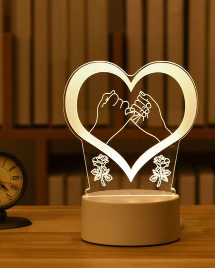 Enchanting 3D Illusion LED Night Light - Illuminate Your Space with Wonder