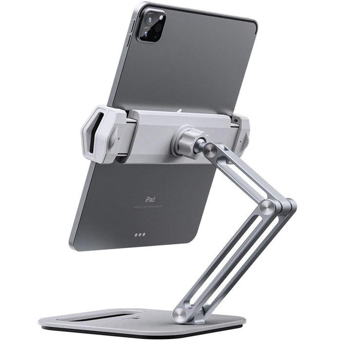 360° Rotatable Aluminum Tablet Stand with Phone Holder for Enhanced Comfort and Flexibility