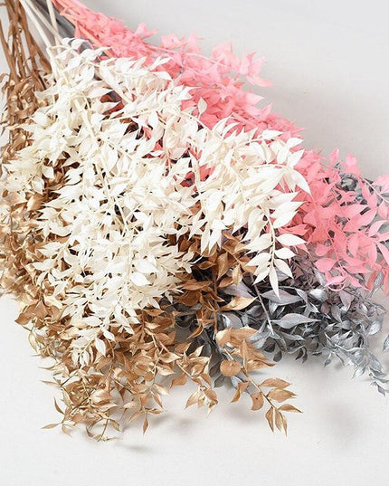 Eternal Charm Metallic Dried Leaf Collection | Assorted Elegance - 50g