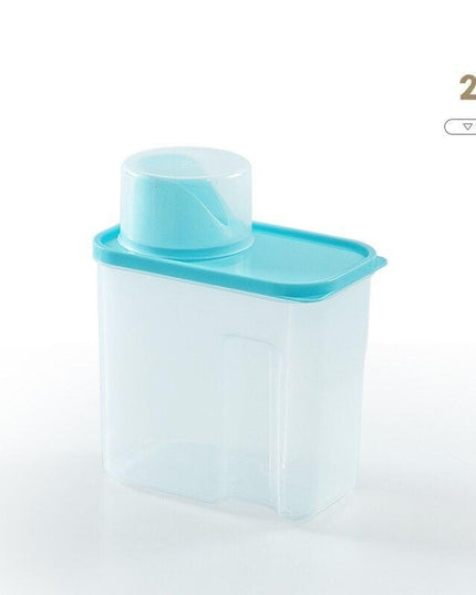 Clear Laundry Detergent Storage Container - Versatile 2L/3L Options in Vibrant Colors