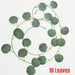 Elegant Silver Dollar Eucalyptus Green Swag - Chic Home Decor Accent