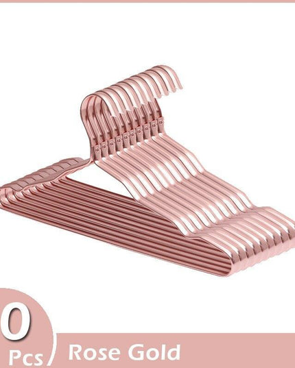 Luxury Aluminum Alloy Closet Hangers - Set of 10