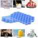 Perfect Ice Cube Maker Tray - Silicone Mold with 37 Cavities for Flawless Ice and Treats