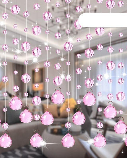 Elegant Crystal Beaded Room Divider Curtain for Luxurious Home Aesthetics