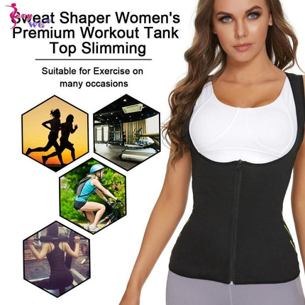 Women’s Sculpting Sauna Compression Workout Top