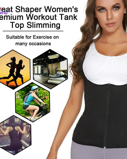 Women’s Sculpting Sauna Compression Workout Top