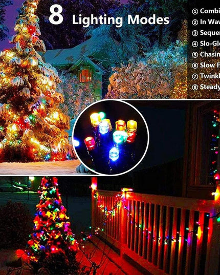 Enchanting Solar-Powered LED Fairy Lights for Dreamy Outdoor Spaces