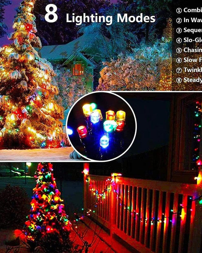 Enchanting Solar-Powered LED Fairy Lights for Dreamy Outdoor Spaces