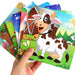 Montessori Wooden 3D Animal Vehicle Puzzle Kit - Educational Toy for Developing Skills and Learning