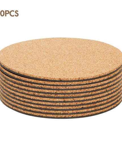 Customizable 60-Piece Cork Coaster Set: Stylish Protection for Your Tabletops