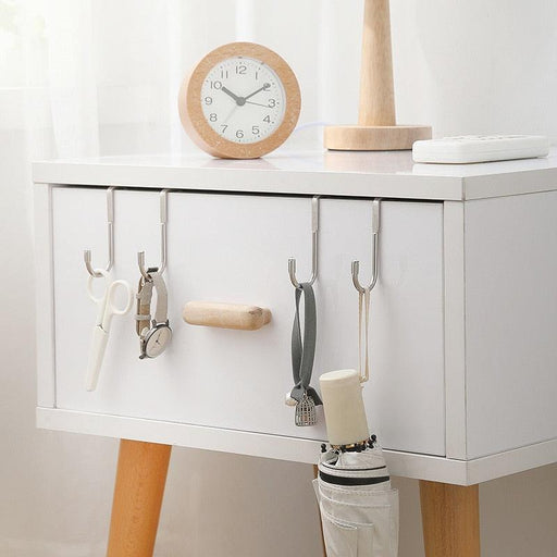 Efficient Stainless Steel S-Hook Organizer for Space-Saving Organization