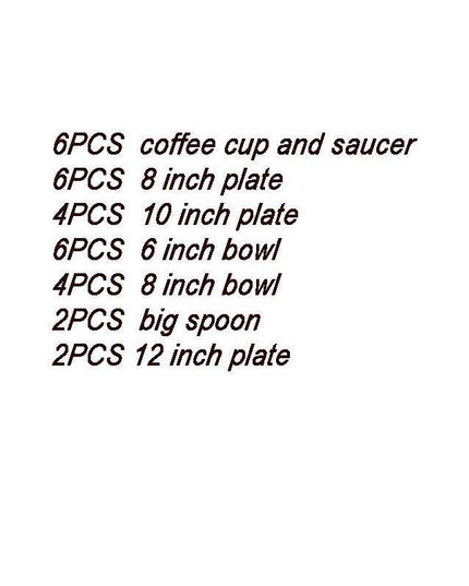 Chic 30-Piece Black Border Ceramic Marble Dessert Plate Set for Stylish Dining