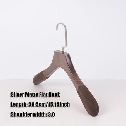 Elegant Wooden Hangers Set with Anti-Slip Bar for Enhanced Closet Style and Organization