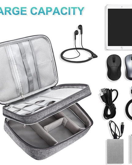 Ultimate Travel Tech Gear Organizer: Waterproof Protection for Your Electronics