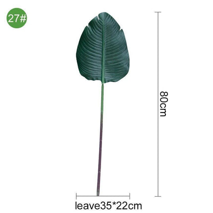 Exotic Paradise: Realistic Lifelike Artificial Palm Leaf Plants - Premium Collection