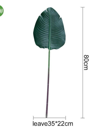 Exotic Paradise: Realistic Lifelike Artificial Palm Leaf Plants - Premium Collection