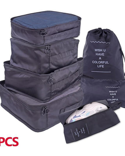 Travel Smart: Versatile 8/6/1-Piece Organizer Set for Effortless Packing