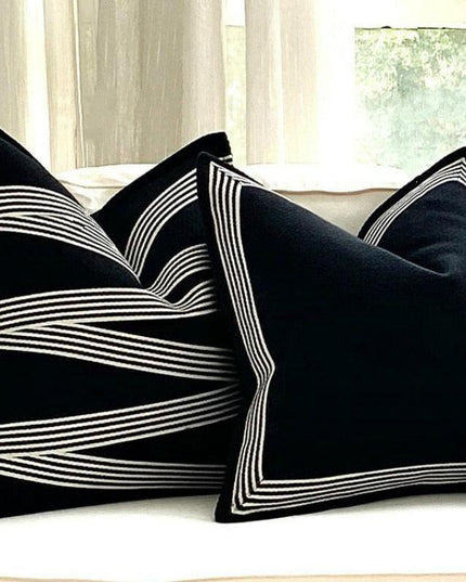 Versatile Geometric Print Reversible Pillowcase