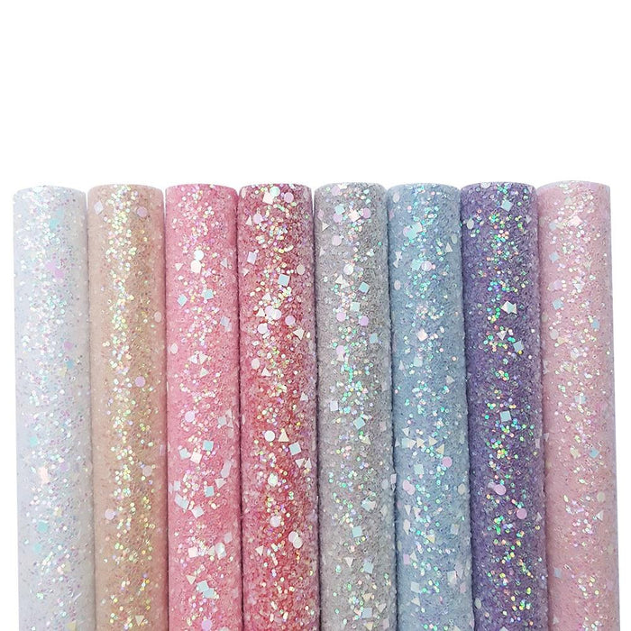 Sparkling Glitter Leather Craft Roll: Illuminate Your DIY Creations