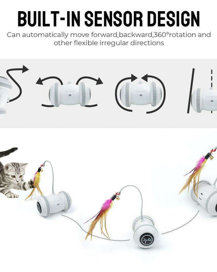 Smart LED Cat Toy: Interactive Automatic Play for Engaging Feline Fun