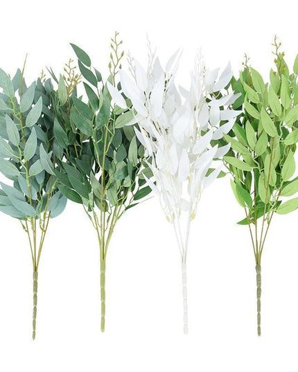 Lifelike Silk Greenery Bouquet for Elegant Home and Event Decor