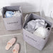 Eco-Friendly Foldable Laundry Basket - Durable EVA with Cotton Lining